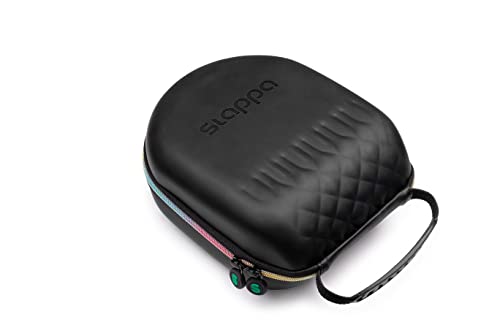 Slappa Gaming Headphone Case with Reinforced Carry Handle & RGB Styled Zipper; Fits Most Folding & Non-Folding Headsets (SL-GAMR-HP-RGB)