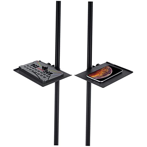 Toddmomy Clip Microphone Stand Low Profile Mic Arm for Microphone Sound Tray Broadcast Rack
