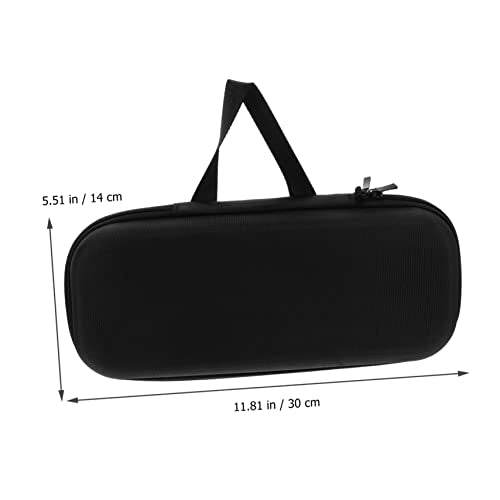 ibasenice Portable Microphone Case Durable Mic Storage Bag with Built Mesh Pocket for USB Cable and Accessories Lightweight Carrying Pouch Suitable for Microphones and Speakers