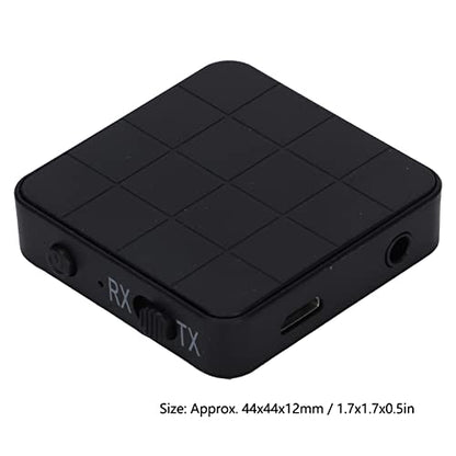 Bluetooth 5.0 Stereo Audio Adapter 2 in 1 Multi Function Audio Transmitter Receiver for PC Car TV Headphones