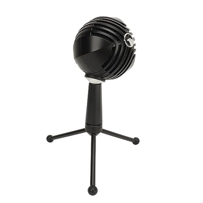 Vikye Podcast PC Microphone with USB Transmission with 360 Degree Rotation, Multiple Pickup Modes, Noise Cancelling, Simple Operation, Driverless Plug and Play