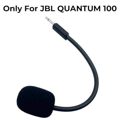 Replacement Game Mic for JBL Quantum 100 (Q100) Stereo Studio Gaming Headsets on PS5 PS4 PC Xbox MAC, 2.5mm Jack Detachable Noise Cancelling Crystal-Clear Game Microphone Voice Boom