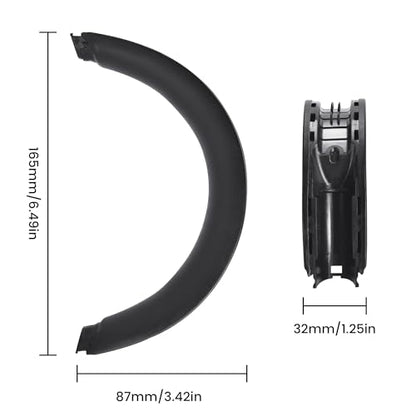 Lukvcoe Replacement Headband Pad Kit for Microsoft Xbox Wireless/Wired, Xbox Wireless (2024 Version), Xbox Stereo 20th Anniversary Special Edition Headset, Easy DIY Installation (Black) - color: Black