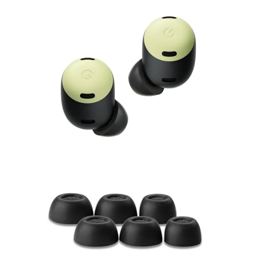 Comply Memory Foam Replacement Ear Tips Designed, Black, Medium | 3 Pairs, for Google Pixel Buds Pro (1st Gen), Ultimate Comfort, Secure Fit, Superior Noise Isolation - size: Medium