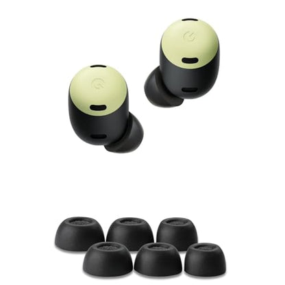 Comply Memory Foam Replacement Ear Tips Designed, Black, Medium | 3 Pairs, for Google Pixel Buds Pro (1st Gen), Ultimate Comfort, Secure Fit, Superior Noise Isolation - size: Medium