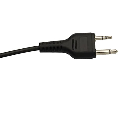 Half/Open Face Helmet Motorcycle Earphone Headphone with Microphone for Midland/Alan Midland/Alan GMRS/FRS GXT/LXT GXT1000VP4 LXT500VP3 GXT1050VP4 2 Two Way Radios 2-pin Jack