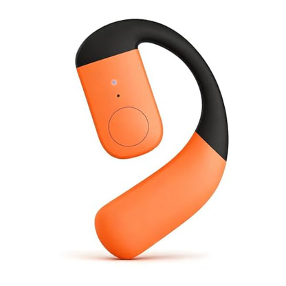 Single Bluetooth One Ear Earbud Open Ear Bud Air Conduction Earbud Earless Out of Ear Headphones Bluetooth Wireless Earpiece with Earhook OWS Open Ear Bud Wireless Ear Hanging Bluetooth Headset - color: Orange