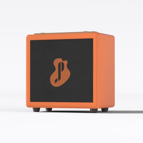 Mini Guitar Amp, 10W Electric Guitar Amplifier with Overload/Distortion/Clean Effects, Gain Adjustment Volume, Supports OTG Recording, AUX, Headphone Jack, Suitable for Desktop Practice