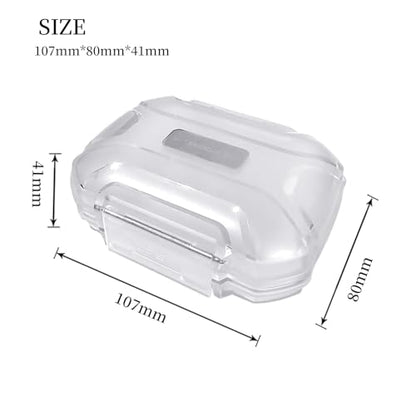 Headphones Case, in Ear Monitor Case for Earphones, Waterproof Earphone Travel Carrying IEMS Case, Portable Earbud Hard Case Storage Bag Suitable for KZ ZS10 Pro/ZS10 Pro X/ZS12 Pro X/ZST/CCZ Melody