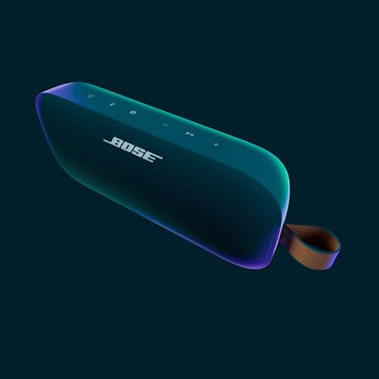 Bose SoundLink Flex Bluetooth Speaker (2nd Gen) - Portable Outdoor Speaker with Hi-Fi Audio, Waterproof and Dustproof, USB-C, Up to 12 Hours Battery Life, Twilight Blue - Limited Edition Color - color: Twilight Blue
