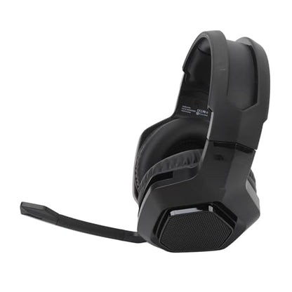 Gaming Headset, Gaming Headphone Memory with Foam Ear Cushions, Active Noise Cancelling Mic 3.5mm Wired Connection PC Gaming Headphone for (Black) - color: Black
