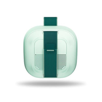Bose SoundLink Micro Portable Bluetooth Speaker (2nd Gen), Wireless Outdoor Speaker, Up to 12 Hours Battery Life, Waterproof and Dustproof, Dewdrop Mint - Limited Edition Color - color: Dewdrop Mint