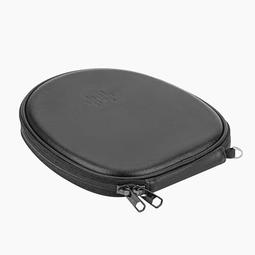 Geekria Shield Hard Shell Case for Neckband Headphones, Compatible with LG HBS-920, HBS-750, HBS-910, Sony WI-C600N, Jabra Halo Fusion, Travel Carrying Case with Cable Storage, Black