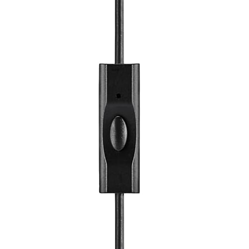 Amazon Basics Wired Earbuds with Microphone, in-Ear Headphones, USB-C, 4.2 ft Cable, S/M/L Ear Tips, Black - style: USB-C