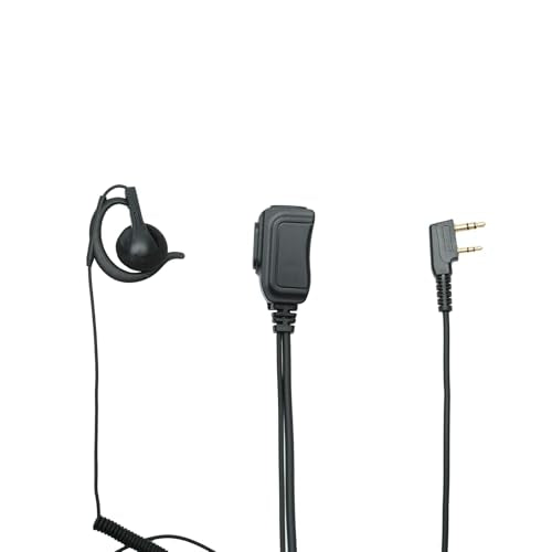 G-Shape Earpiece Compatible with Baofeng UV-5R Kenwood TK-3107