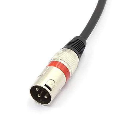 6.35TRS 1/4 Inch to XLR Male Interconnect Cable,XLR 3 Pin to Quarter inch Balanced Microphone Patch Cable (5Feet/1.5M) - color: 6.35TRS-XLRM, size: 1.5M/5FT