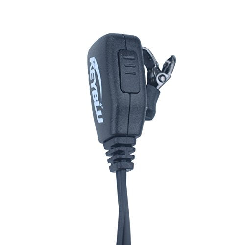 LXT600 GXT1000 Transparent Acoustic Tube Surveillance Earpiece Headset for Midland AVPH4 LXT GXT Walkie Talkie Radio(2 Pack)