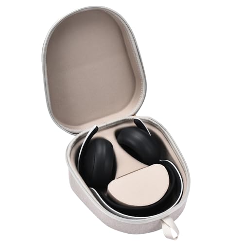 YaoshanTuda Hard Case for PS5 Pulse Elite Headset, Travel Bag | EVA hard shell + soft lining protects from drops & scratches. Built-in cable storage. Lightweight with carry handle. - color: Gray