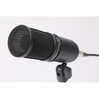 Zoom ZDM-1 Dynamic Podcasting Microphone + Wire Straps + XLR to 1/4 10FT + XLR to XLR 3M Balanced Interconnect Cable + Goby Labs Sanitizer Spray for Microphones