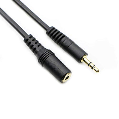 3.5mm Stereo Male to Female Extension Audio Cable Cord (25 Feet) - size: 25 Feet