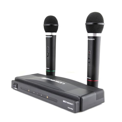 Emerson EAM-9002 Wireless Microphone, Black