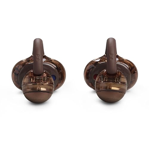 JBL Soundgear Clips Open Ear Headphones for Situational Awareness - Copper | Up to 32 Hours Total Playtime With Speed Charge, Sweat Resistant, Noise-Reducing Mics, App Control For Custom Audio - color: Copper