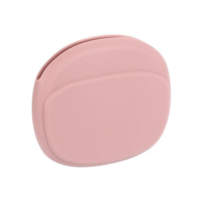 HARFINGTON Earbuds Cases, Wired Earphone Case Holder Organizer, Silicone Ear Buds Case Small for USB Cable, Earphones, Pink - color: Pink
