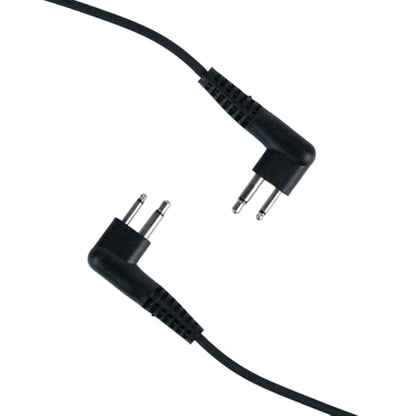 2 Pin Covert Acoustic Tube Earpiece Headset with Mic PTT for Motorola cls1110 cp200 cls1410 cp185 cp200d rdm2070d walkie Talkie 2 Way Radio(10 Packs) | 10-Pack, acoustic tube, ergonomic earplug, PTT mic; Compatible with Motorola CLS1110 CLS1410 CP185 RDM2