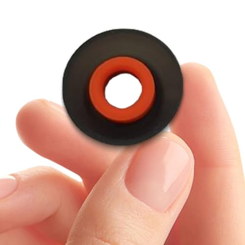 6 Pairs Premium Ear Tips for JBL Tune TWS Earbuds in Ear Tips, Soft Silicone Washable Noise Reducing Secure fit for June 230NC TWS/Tune 125TWS /Tune 130NC TWS Free X, Fit in Case, Buds Tips Black