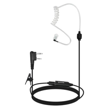 Retevis AI Active Noise Cancellation Walkie Talkie Earpiece, Rechargeable | for RT22/RT21/RT68/H777, Compatible with Pxton, Baofeng, Kenwood Walkie Talkie, Two Way Radio Earpiece, Nightclub(1 Pack) - style: Noise Reduction and 50mAh battery