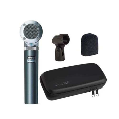 Shure BETA 181/C 초소형 소형 다이어프램 사이드 어드레스 다용도 콘덴서 마이크, 교체 가능한 폴라 패턴 캡슐 옵션, 3핀 XLR 커넥터 - 카디오이드 - style: 카디오이드