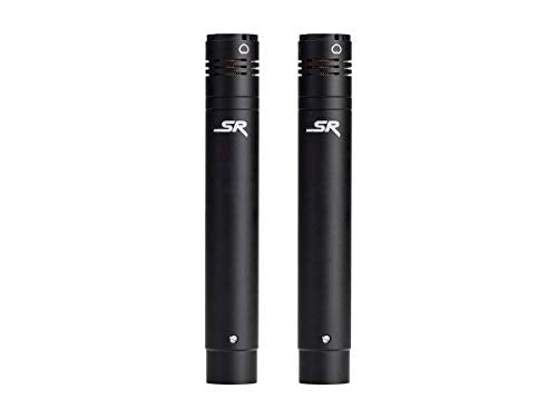 Monoprice Stage Right Series Small Pencil Condenser Microphones (625907), Black
