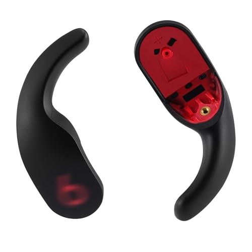 Replacement Ear Hooks Compatible with Beats Fit Pro (1st Gen, 2021) | Silicone Ear Wing Tips (1 Pairs, Black)