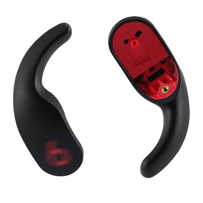 Replacement Ear Hooks Compatible with Beats Fit Pro (1st Gen, 2021) | Silicone Ear Wing Tips (1 Pairs, Black)