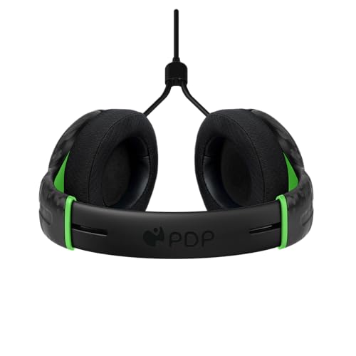 PDP AIRLITE Wired Headset: Neon Carbon - Xbox Series X|S, Xbox One, & Windows 10/11 PC - color: Neon Carbon