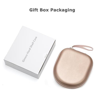Ginsco Universal Headphone Case Compatible with JBL Tune 510BT 720BT, Sony WH-CH 720N/WH-CH520, with Bose/Sony/JBL/Soundcore Life Q20i Q30/BERIBES/TOZO/KVIDIO Waterproof Travel Carrying Case Rose Gold - color: Rose Gold