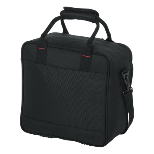 Gator Cases 12 x 12 x 5" Padded Mixer Carry Bag (G-MIXERBAG-1212) | Fits Compact Small Format Mixers, Dual Layer Padding, Organized Cable Storage, Adjustable Removable Shoulder Strap - size: 12"x 12"x 5.5", style: Small Format
