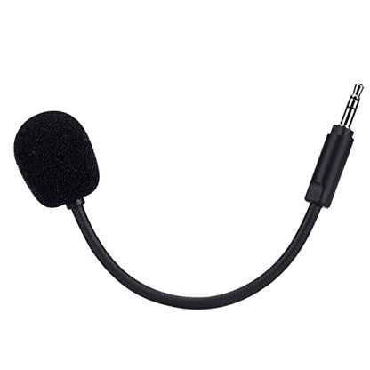 UNCLE LIGHT Replacement Game Mic for Logitech G735 Gaming Headset on PS4 PS5 PC, 3.5mm Detachable Boom Microphone