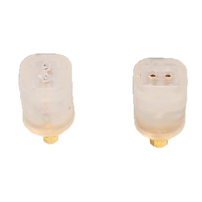 MMCX Cable Adapter Replacement for IE300 IE600 IE900 and N30 N40 N5005, MMCX to 0.78mm Female Connector Cable for HiFi Earphones with Durable One - Piece Des (Transparent) - color: Transparent