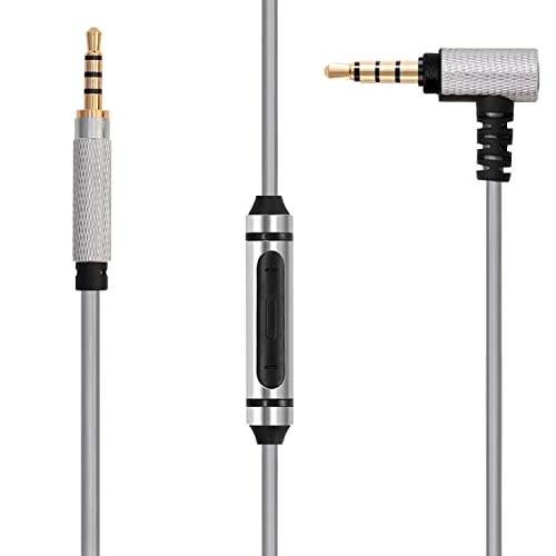 FAAEAL Replacement Audio Cable Aux Cord 3.5mm to 2.5mm Wire Compatible with Bose QC45 QC35II QC25 SoundTrue Soundlink On-Ear2 OE2 OE2i JBL 710BT 660NC Headphone for Musician Audiophile 6.5ft w/mic - size: 6.5ft w/mic