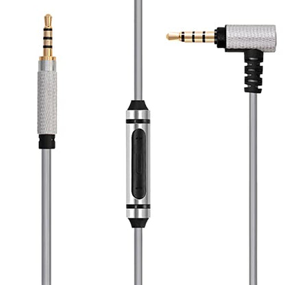 FAAEAL Replacement Audio Cable Aux Cord 3.5mm to 2.5mm Wire Compatible with Bose QC45 QC35II QC25 SoundTrue Soundlink On-Ear2 OE2 OE2i JBL 710BT 660NC Headphone for Musician Audiophile 6.5ft w/mic - size: 6.5ft w/mic