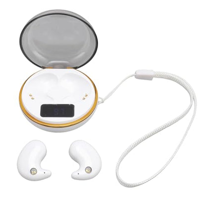 Zunate True Earbuds, Sleep Earbuds Bluetooth 5.3 for Sleeping, Smallest Tiny Earbuds Hidden Headphones Small Ears with Charging Case for