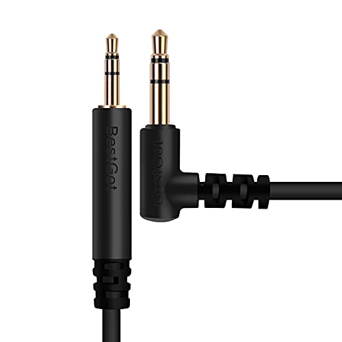 Audio Cable 3.5mm to 2.5mm Male Replacement Cable For Bose 700 QuietComfort QC35II QC35 QC25 Noise Cancelling Headphones,JBL E45BT E55BT E65BTNC Bluetooth Earphone,Audio Wire 3.3FT/1m (2-Pack,Black) - color: 2Pack Black