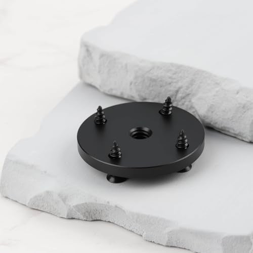 Create idea 2PCS 40x8mm 1/4-20Inch Thread Aluminum Alloy Microphone Stand Mount Adapter