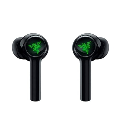 Razer Hammerhead True Wireless (2nd Gen) Bluetooth Gaming Earbuds: Chroma RGB Lighting -60ms Low-Latency- Active Noise Cancellation - Dual Environmental Noise Cancelling Microphones- Classic Black