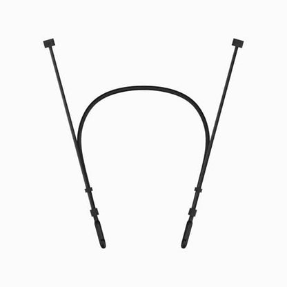 Geiomoo Silicone Anti-Slip EarHooks for Samsung Galaxy Buds 3 FE (2025) Ear Hooks, Galaxy Buds 3 Pro Ear Hooks, Galaxy Buds 3 Ear Hooks, Soft Anti-Loss Sports Earbuds Ear Tips Covers (Black)