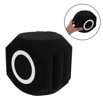 Black Ball Studio Mic Shield for Podcast Voiceover Recording