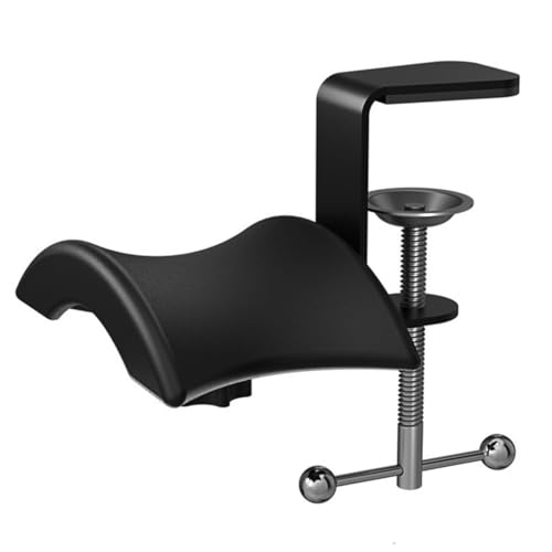 Gaming Headphone Stand Metal Headsets Hanger Hook Holder Adjustable Rotatable Arm Clamp Under Desk Space Save Clip Mount