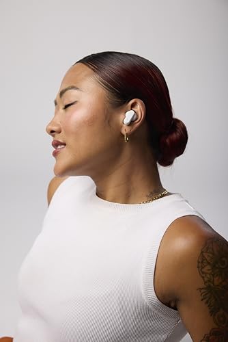 Skullcandy Dime Evo Wireless Earbuds with Clip-Anywhere Case - Bone | In-Ear Fit, Noise Isolating, 36 Hours Battery, Microphone for iPhone Android, Easy Clip-On Design, Travel, Commuting - color: Bone