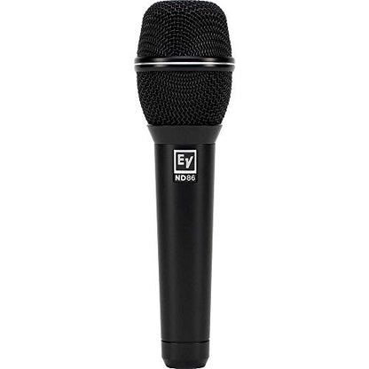 Electro-Voice ND86 Dynamic Supercardioid Vocal Microphone Bundle with Tripod Mic Stand & XLR Cable